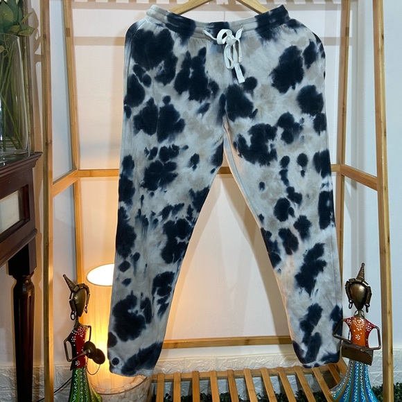 THE DROP Multi Tie Dye Fleece Drawstring Sweatpants Jogger’s. Size-XS - Picture 8 of 10